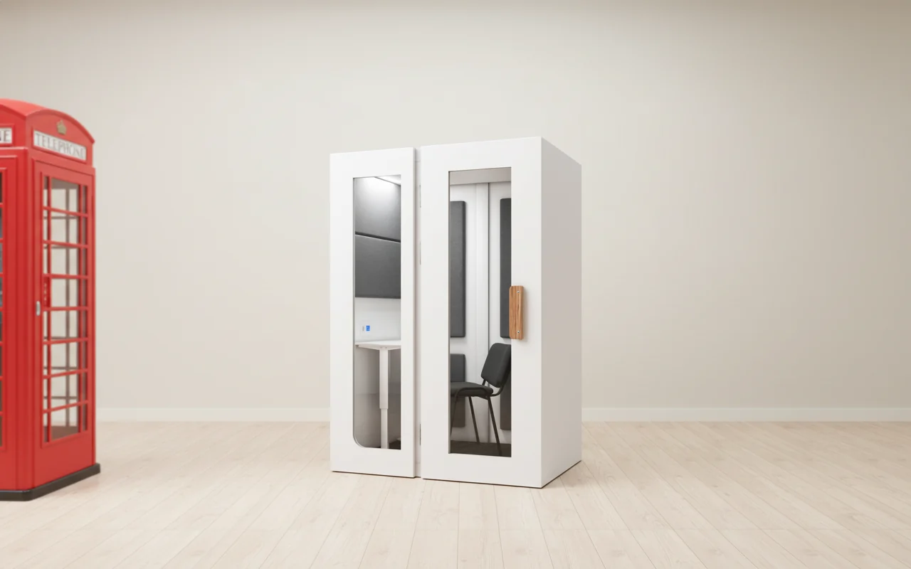 What "telephone booth" means in a modern office